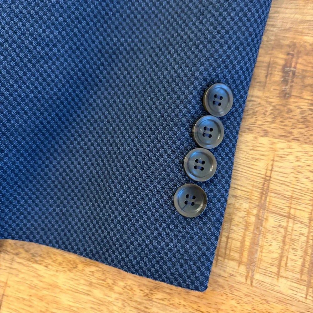 Rodd & Gunn Blazer Mens M 40 Sports Fit Wool Stretch Marlane Unstructured Navy